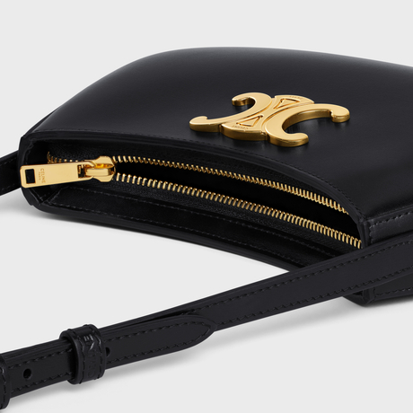 MEDIUM TILLY BAG IN SHINY CALFSKIN BLACK - Image 4