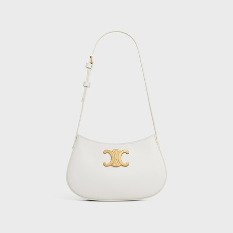 MEDIUM TILLY BAG IN SHINY CALFSKIN WHITE