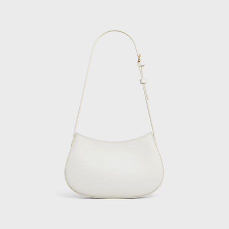 MEDIUM TILLY BAG IN SHINY CALFSKIN WHITE - Image 3