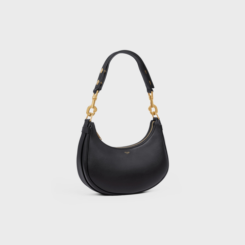 MEDIUM AVA STRAP BAG IN SMOOTH CALFSKIN BLACK - Image 2