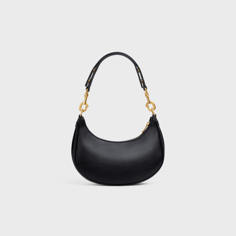 MEDIUM AVA STRAP BAG IN SMOOTH CALFSKIN BLACK - Image 3