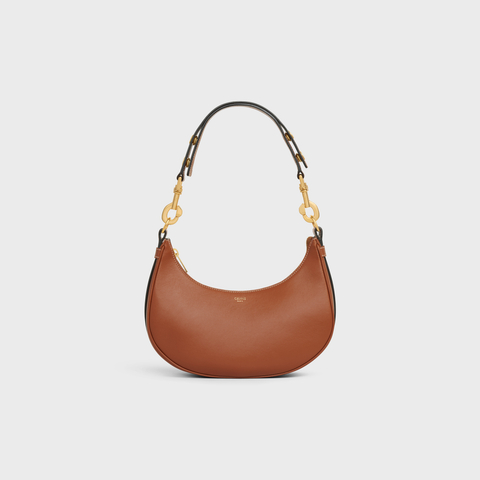 MEDIUM AVA STRAP BAG IN SMOOTH CALFSKIN TAN