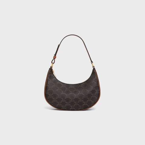AVA BAG IN TRIOMPHE CANVAS AND CALFSKIN TAN