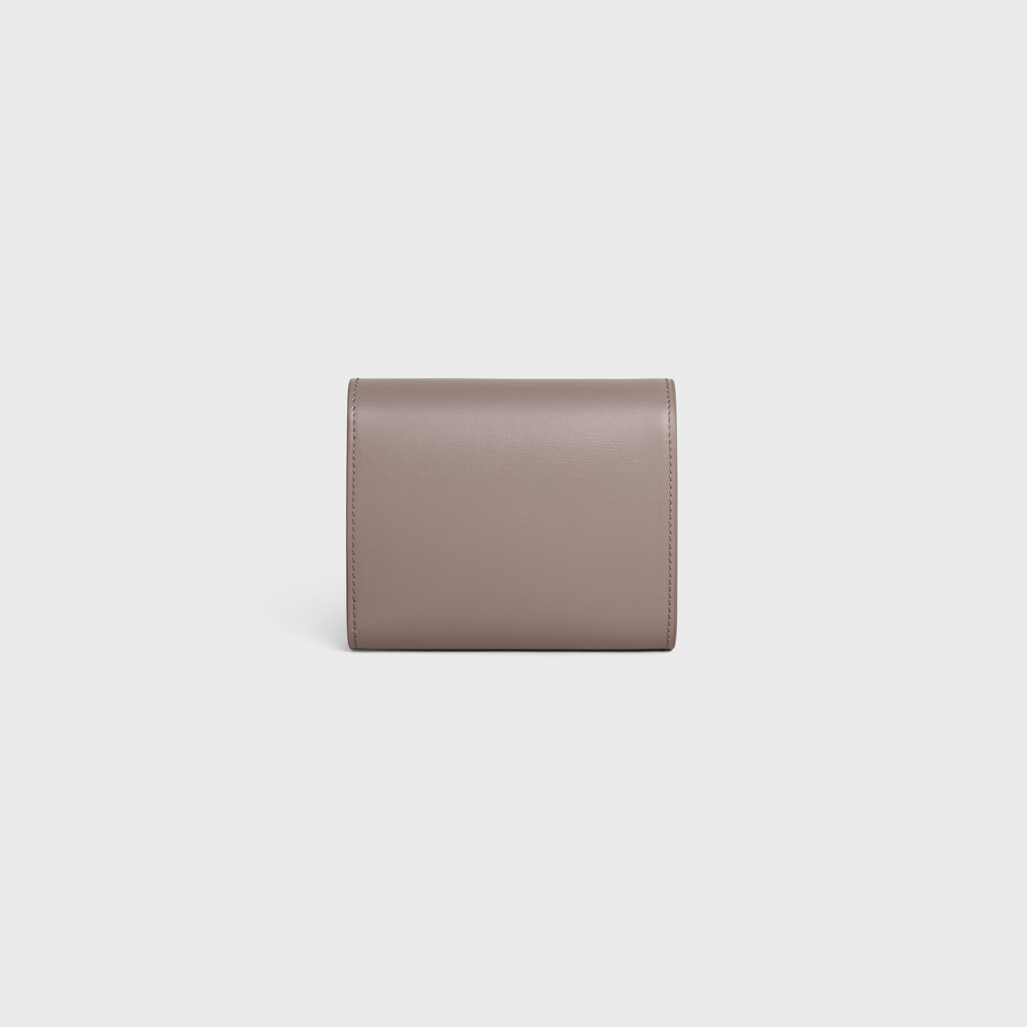 SMALL FLAP WALLER TRIOMPHE IN SHINY CALFSKIN PEBBLE - Image 3
