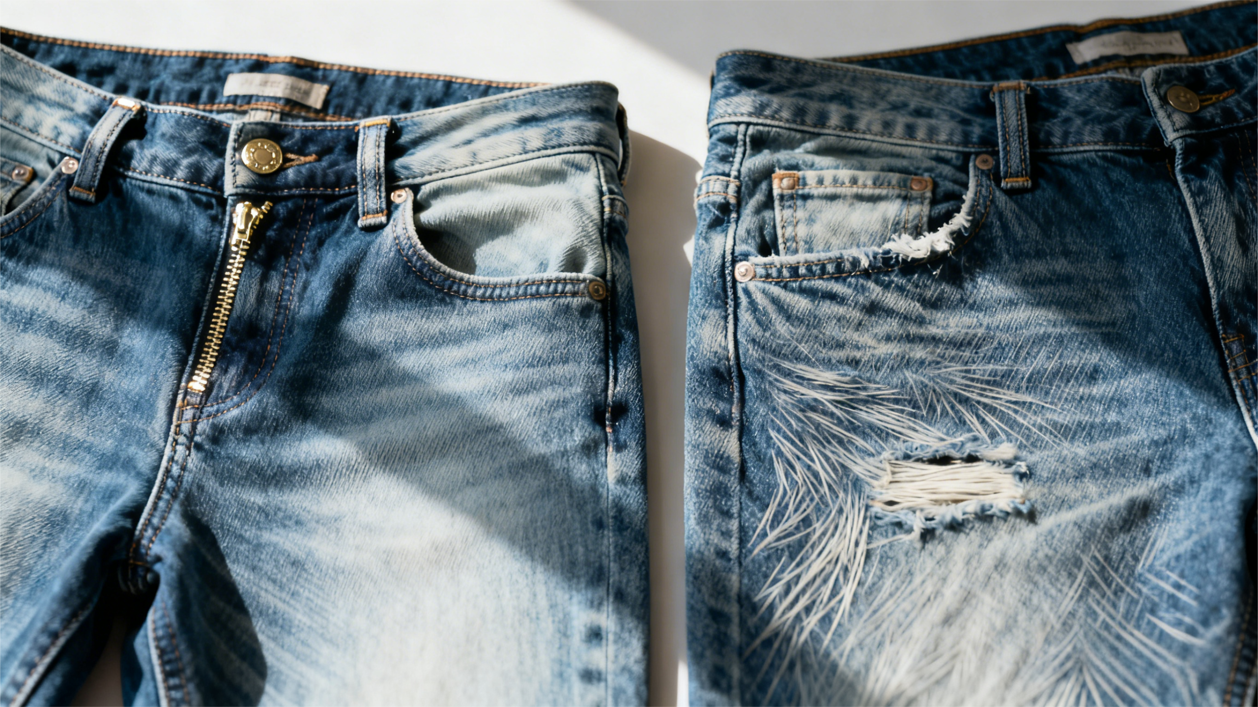 A Side-by-Side Look at Laser Wash and Traditional Denim Washing
