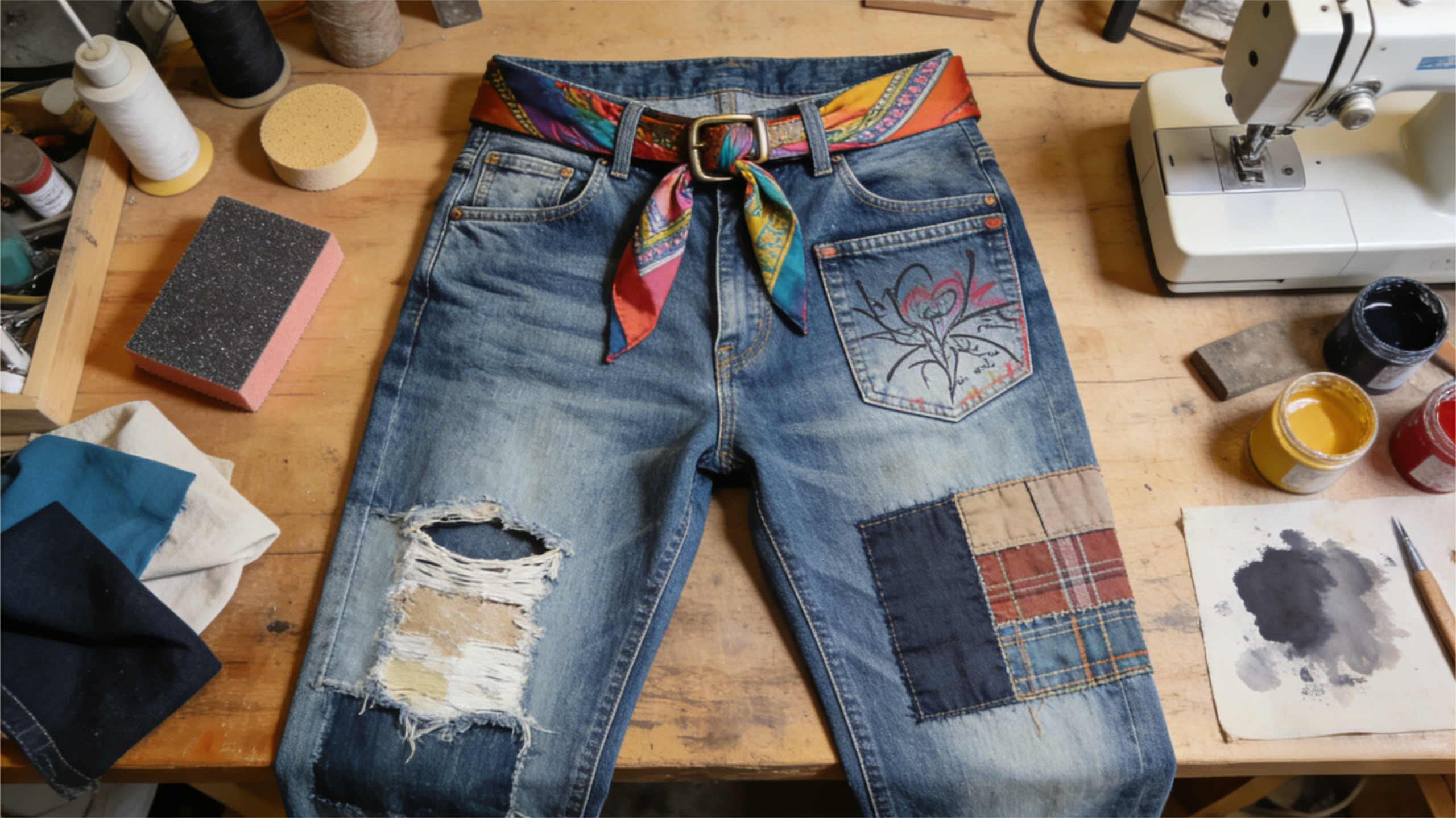 How to Transform Your Jeans with Creative Customization
