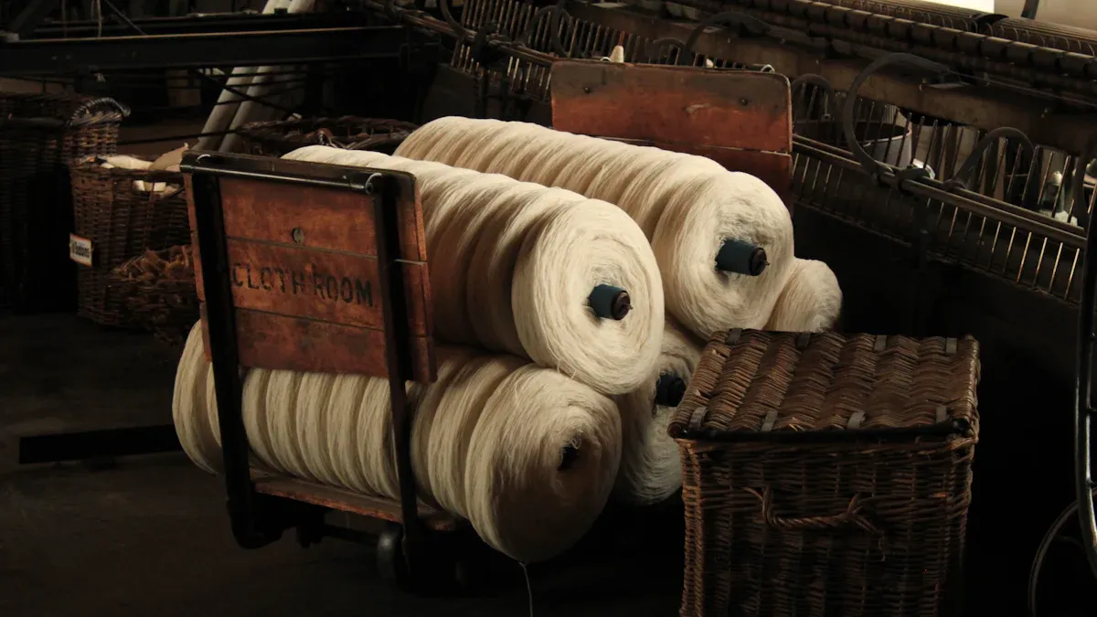 Raw Materials in Denim Factory