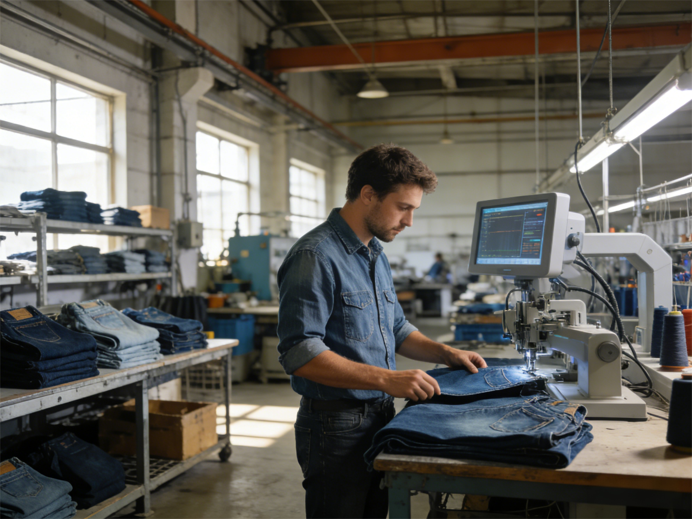 AI-Driven Denim Production Overview