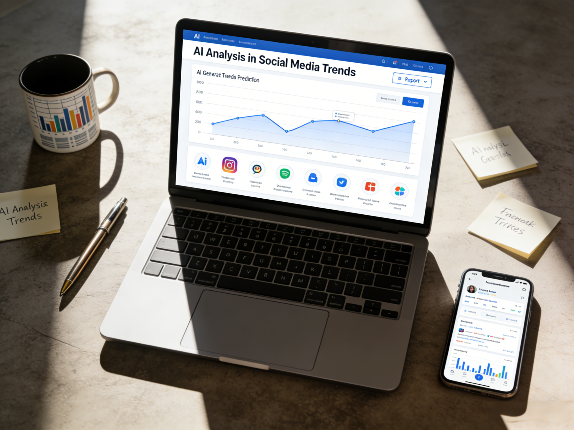 AI Analysis in Social Media Trends