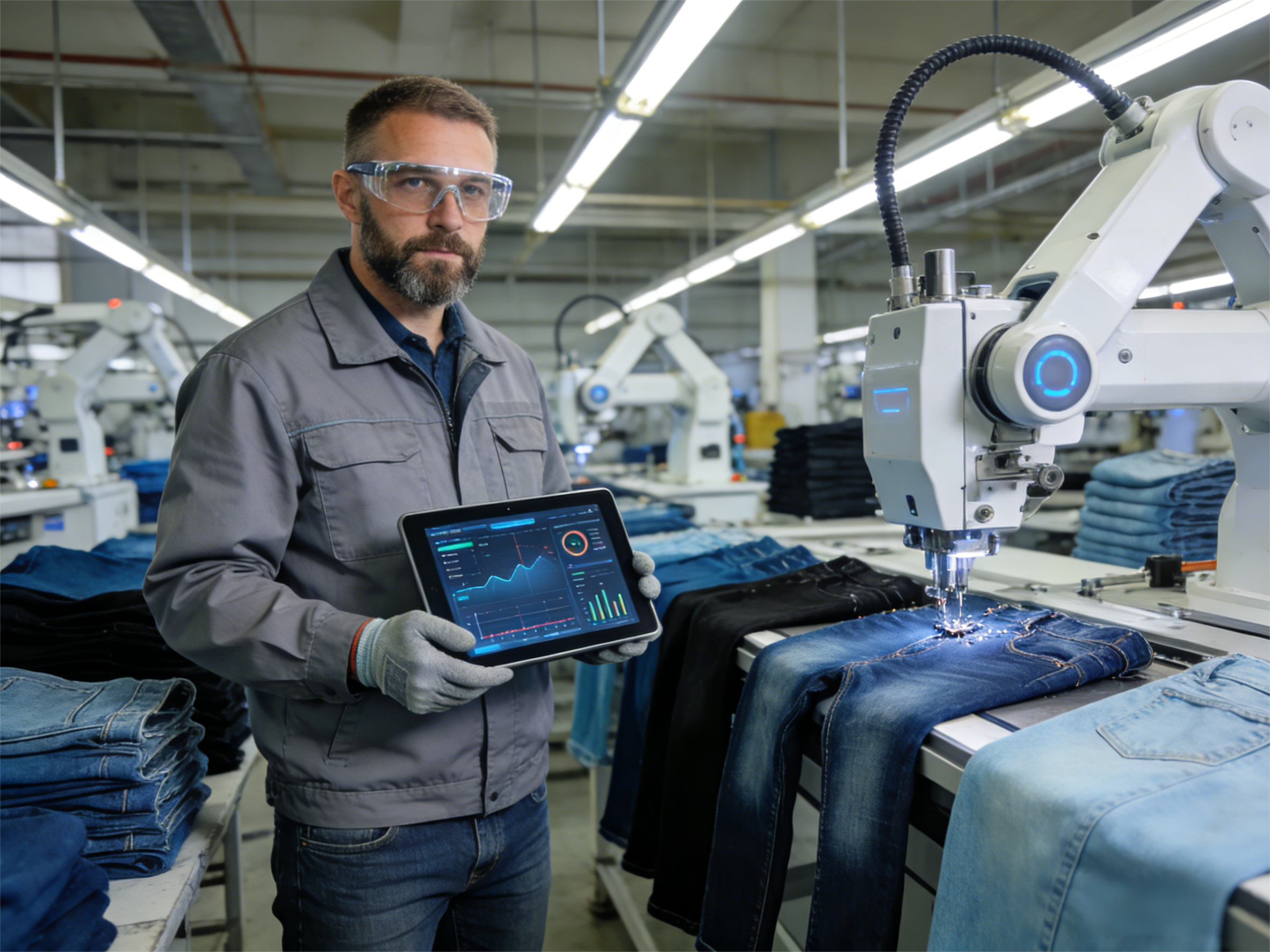 How AI helps in design and production of denim jeans