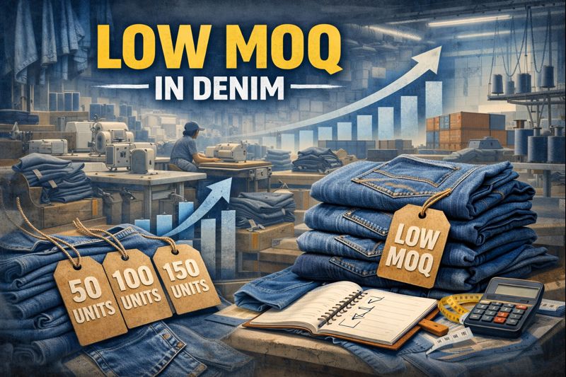 Low MOQ in Denim